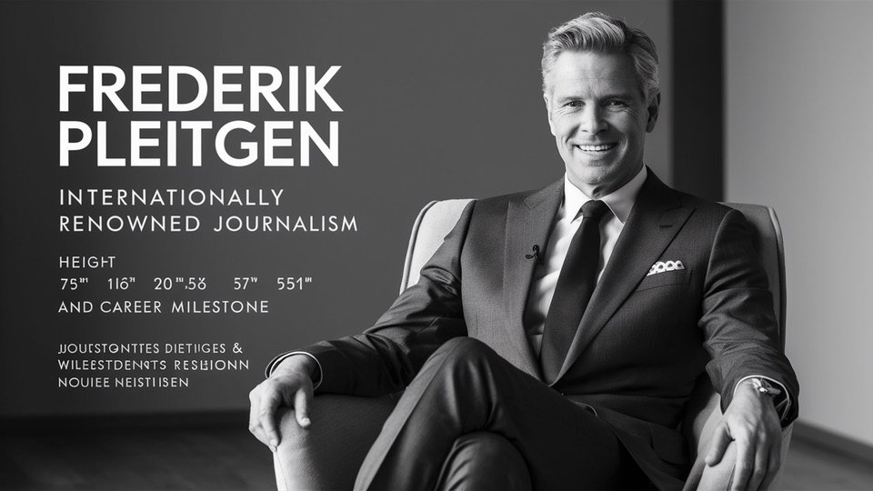 Frederik Pleitgen – Größe, Gewicht und Karriere eines internationalen Journalisten im Fokus