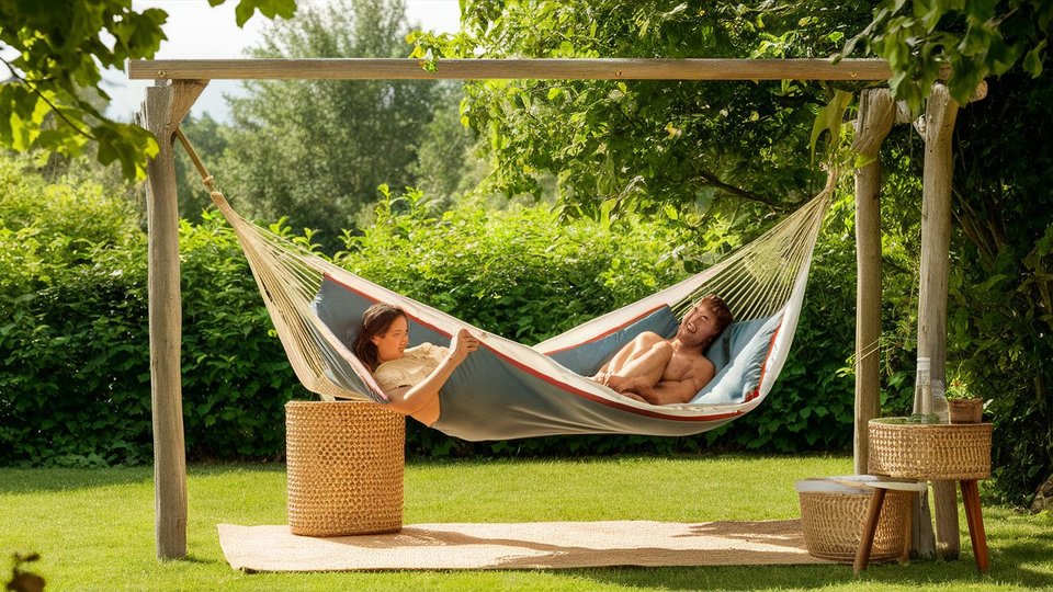 Hängematte mit Gestell – Entspannung und Komfort für Garten, Terrasse und Balkon